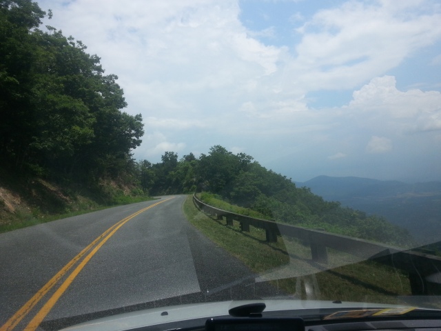 A typically nice piece of the Blue Ridge Parkway