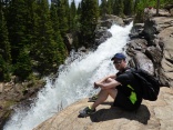 Me in front of the Alberta Falls