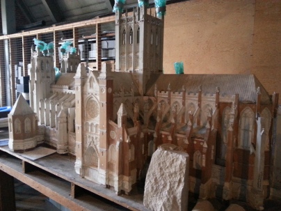 The miniature of the Cathedral that literally travelled the country, as it was used to collect funds for the construction.
